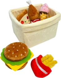 Magic Baby szybki bufet w koszyku – pluszowy zestaw zabawek