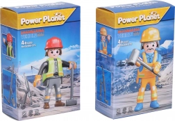 Figurka robotnika z klocków 7 cm