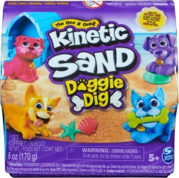 Kinetic Sand Mini set Szczeniaczek – kreatywny piasek z niespodzianką
