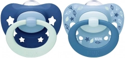 Smoczek NUK Signature, silikonowy, 6–18 miesięcy, 2 szt.