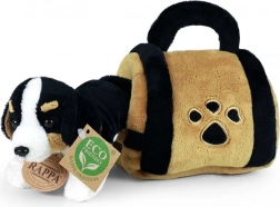 Pluszowy berneński pies pasterski w transporterze 15 cm eco-friendly