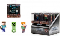 Minecraft metalowa kolekcjonerska figurka 6,5 cm – Steve, Alex, Creeper lub Warden
