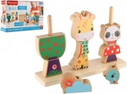 Drewniana zabawka do układania Fisher-Price dla dzieci