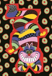 puzzle 500 elementów disney cheshire cat compact