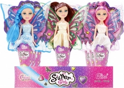 Lalka wróżka z błyszczącymi skrzydłami