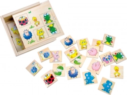 Bino drewniane memory zwierzątka