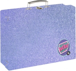 Prostokątny laminowany kuferek A4 OXY NEXT Shiny