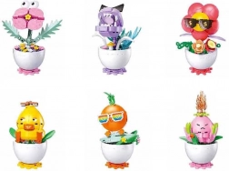 Sluban Flowers rośliny w doniczkach – kreatywna konstrukcyjna układanka 6 szt.