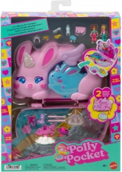 Polly Pocket kompaktowa torebka Króliczki – Bajkowe królestwo