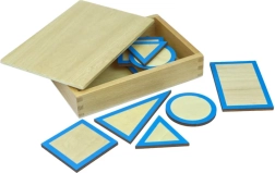Moyo Montessori podstawy do brył geometrycznych z pudełkiem