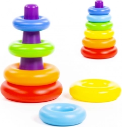 Wieża z krążków 21 cm od Wader‑Polesie