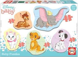 Educa baby puzzle Disney zwierzęta 5w1 (3–5 elementów)