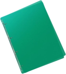 Segregator z polipropylenu A5 z 4 pierścieniami Lines zielony