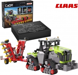 Klocki CaDA traktor CLAAS XERION 5000 TRAC TS na gąsienicach 1:32 (1336 elementów)