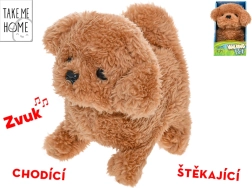 Interaktywny pluszowy piesek Take Me Home 15,5 cm
