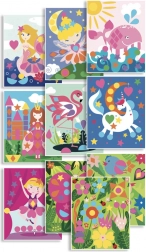 Zestaw naklejek dla dziewczynek