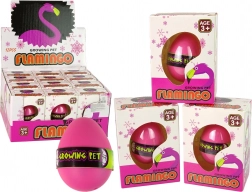 Rosnące jajko flaming 6 cm różowe