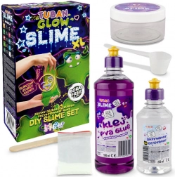 TUBAN slime zestaw XL świecący w ciemności
