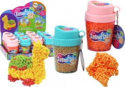 Squishy Pomarańczowe Kulki Polistyrenowe w Kubeczku