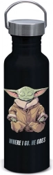 Aluminiowa butelka z motywem Grogu z Mandalorianina