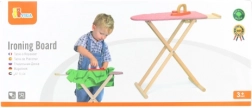Drewniana deska do prasowania z żelazkiem VIGA