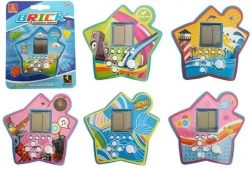 Kieszonkowa elektroniczna gra Tetris w kształcie gwiazdy – niebieska