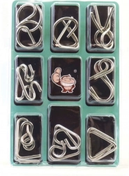 Metalowa łamigłówka – zestaw 3 logicznych zagadek dla dzieci i dorosłych