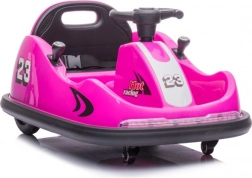 Elektryczny dziecięcy samochodzik zderzakowy różowy