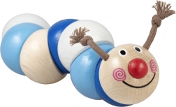 Detoa drewniana gąsienica - niebieska