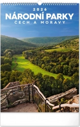 Kalendarz ścienny Parki Narodowe Czech i Moraw 2026