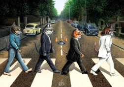 Puzzle Tabby Road 1000 elementów