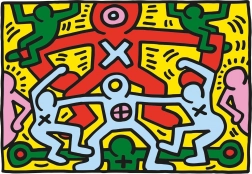 Puzzle 1000 elementów Keith Haring 3 – CLEMENTONI Novo Art Series