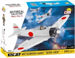 Klockowy model samolotu MITSUBISHI A6M2 ZERO-SEN