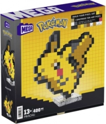MEGA Pokémon Pikachu pixel art – zestaw konstrukcyjny figurki 3D