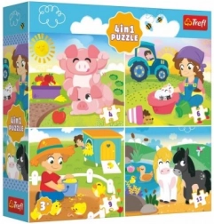 Puzzle Zwierzątka na Wsi