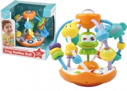 Interaktywna kula żabka ze światłem i muzyką