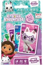 Gra karciana SHUFFLE Koci Domek Gabi 4w1