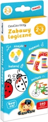 Broszura z grami logicznymi dla dzieci w wieku 2–3 lat