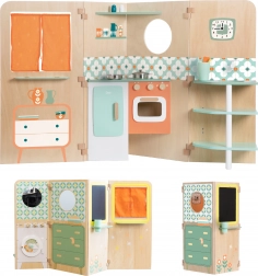 Składany wielofunkcyjny domek z kuchenką CLASSIC WORLD XXL