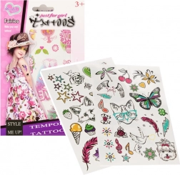 tymczasowe tatuaże dla dziewczynek 19 × 12 cm