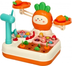 Sensoryczna zabawka wielofunkcyjna 4w1 dla dzieci