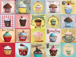 Puzzle Cupcake Café XL 275 elementów