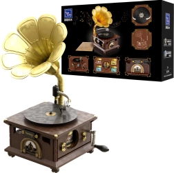 Pantasy vintage gramofon z klocków