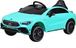 Dziecięcy elektryczny samochód Mercedes AMG CLA 45s z efektem kołysania – Turkusowy