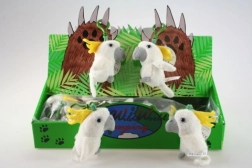 Pluszowy brelok kakadu