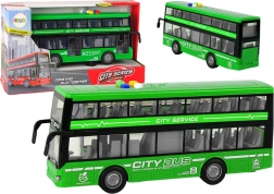 Autobus piętrowy ze światłami i dźwiękami 1:16 – Zielony
