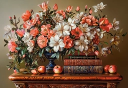 Puzzle Kwiatowy wieczór 1000 elementów CASTORLAND