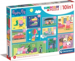 Puzzle Świnka Peppa 10w1 od Clementoni
