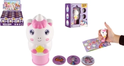 Jednorożcowa pieczątka naklejkowa z wymiennymi motywami