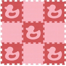 Piankowe puzzle podłogowe Kaczuszki